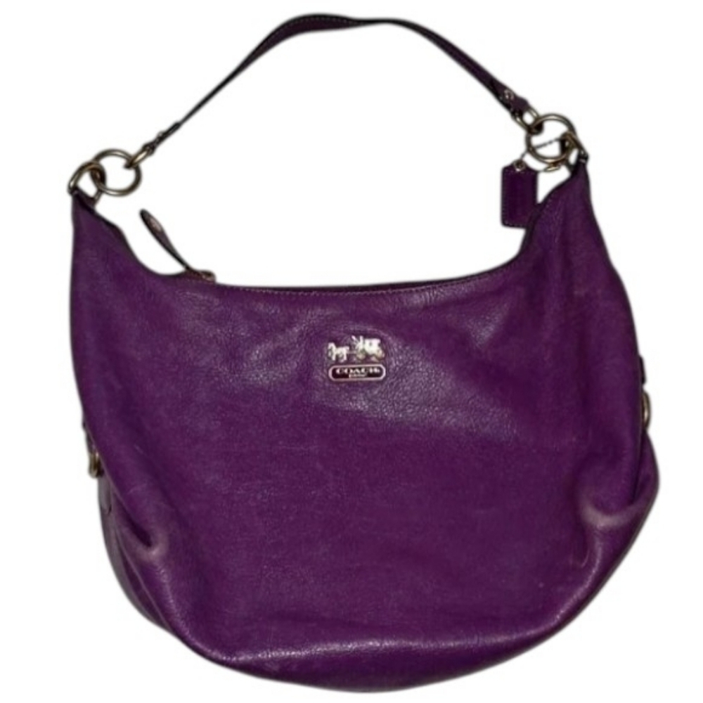 Coach Purple Leather Women's Bag